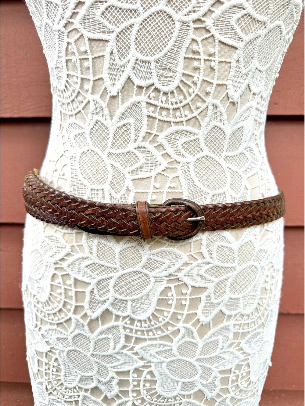 Docker's Woven Leather Belt